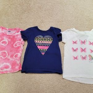 3-pack Toddler T-shirts (Old Navy and Carter's), Size 3T